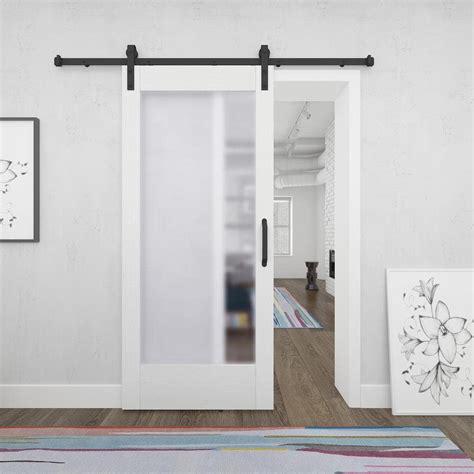 The 4-rail track is adjustable anywhere from 45. . Glass door home depot